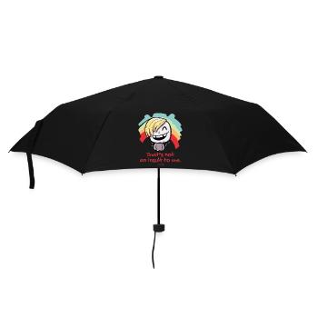 Dessin animé, ce n’est pas une insulte pour moi, LGBTQ - Parapluie standard - noir - Devant