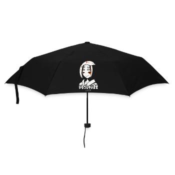 Geisha and Welcome to Kanji Japanese - Umbrella (small) - black - Front