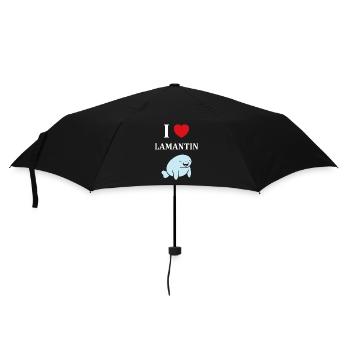 Drôle bébé minimaliste simple petit lamantin - Parapluie standard - noir - Devant