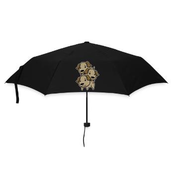 Chiens Propriétaires de chiens Chien - Parapluie standard - noir - Devant