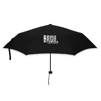 Bruh, früher bekannt als Mama - Regenschirm (klein) - Schwarz - Vorne