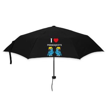 Humour petit perroquet - Parapluie standard - noir - Devant