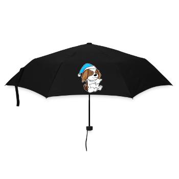 Cavalier King Charles Spaniel Schlafen Müdigkeit - Regenschirm (klein) - Schwarz - Vorne