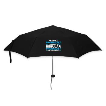 Apotheker Abschluss Medizin Apotheke - Regenschirm (klein) - Schwarz - Vorne