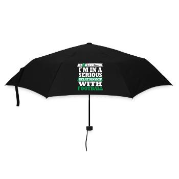 Football Ma relation sérieuse drôle - Parapluie standard - noir - Devant