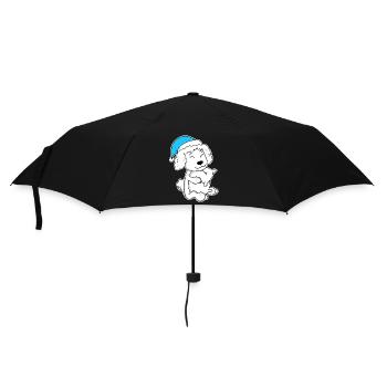 Poodle Sleeping Tiredness Dog - Umbrella (small) - black - Front