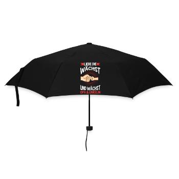 Opa Großvater Familie Enkelin Geschenk - Regenschirm (klein) - Schwarz - Vorne
