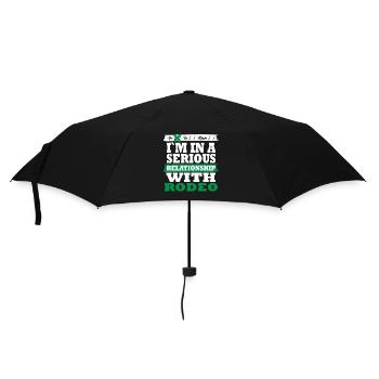 Rodeo My serious relationship funny - Umbrella (small) - black - Front