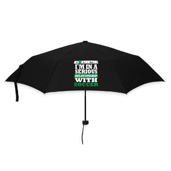 Football Ma relation sérieuse drôle - Parapluie standard - noir - Devant
