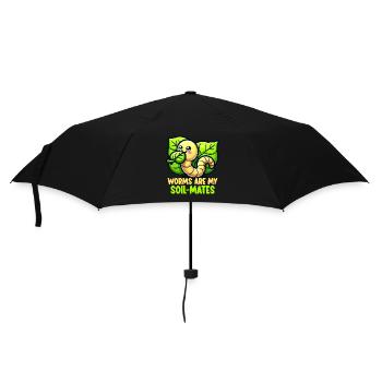 Lombriciculture Jardinage de vers de terre Vermiculture - Parapluie standard - noir - Devant
