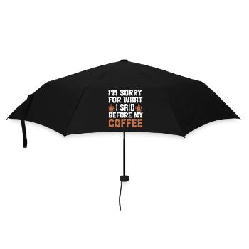 Barista Coffee - Umbrella (small) - black - Front