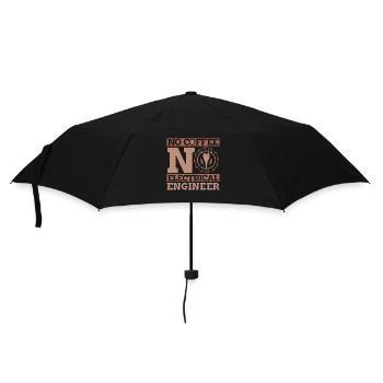 Electrical Engineer No Coffee Lineman Coffee Lover - Umbrella (small) - black - Front