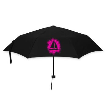 Sailing Yacht Sailboat Sailing Ship - Umbrella (small) - black - Front