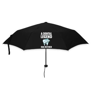 Dentist Student Degree Teeth Dentistry - Umbrella (small) - black - Front