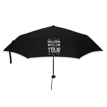 Mallorca Girls Tour Herz - Regenschirm (klein) - Schwarz - Vorne