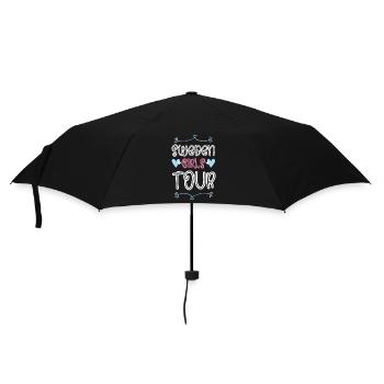 Suède Girls Tour Coeur - Parapluie standard - noir - Devant
