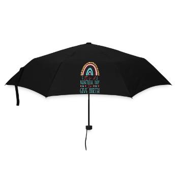 Infirmière spécialisée dans le travail et l’accouchement - Parapluie standard - noir - Devant