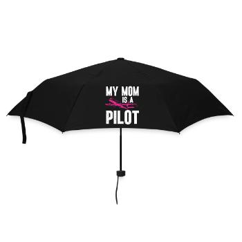 Citation du pilote Flight Lover Aircraft Aviation - Parapluie standard - noir - Devant