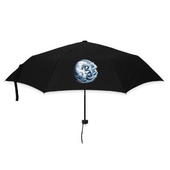 Dragon Moon Chinese Dragon Zodiac Symbol - Umbrella (small) - black - Front