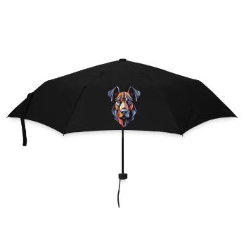 Great Dane Dog Head - Umbrella (small) - black - Front