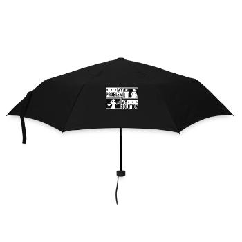 Amateur de gâteaux aux fruits Mon problème Mon pictogramme Maman Papa - Parapluie standard - noir - Devant