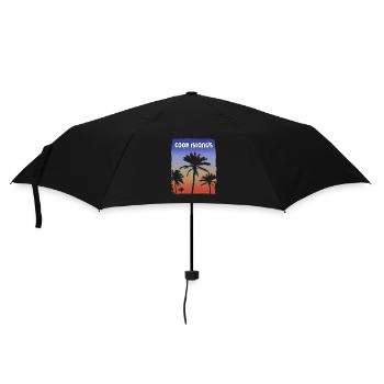 Cook Islands French Polynesia Sunset Vacation - Umbrella (small) - black - Front