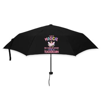 Teachercorn like a normal Teacher Tutor - Umbrella (small) - black - Front