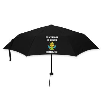 Bébé dragon - Parapluie standard - noir - Devant