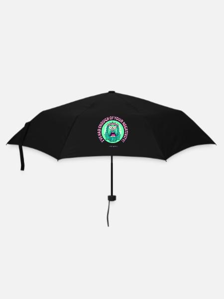 Genug von deiner Negativität! - Regenschirm (klein) - Schwarz
