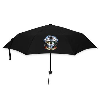 Shark Jiu-Jitsu Wrestlers - Umbrella (small) - black - Front