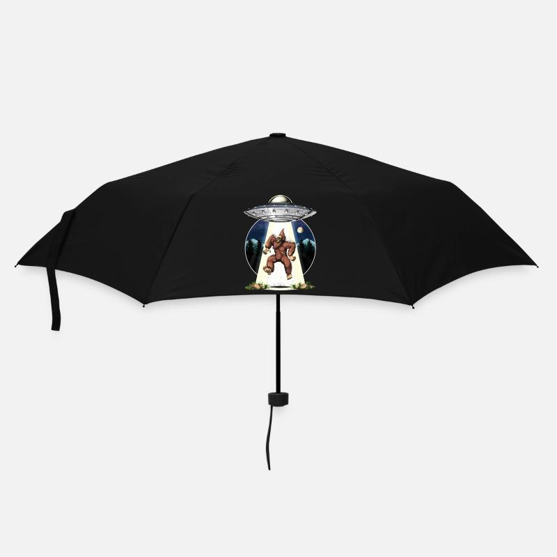 Enlèvement extraterrestre de Bigfoot - Parapluie standard - noir