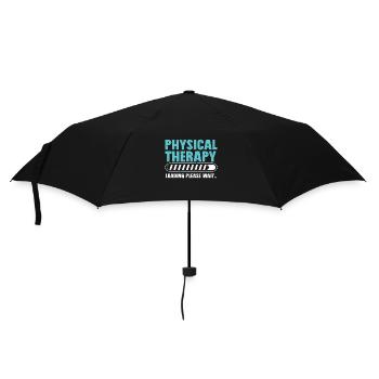Physiotherapist Physiotherapy - Umbrella (small) - black - Front