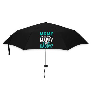 Maman, veux-tu être joyeux mon papa - Parapluie standard - noir - Devant