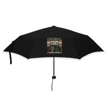 Legendary year of birth 1961 - Umbrella (small) - black - Front