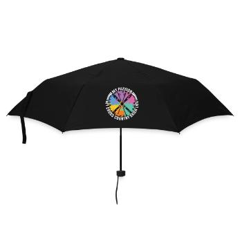 Skis de fond Ma passion Mes sports d’hiver - Parapluie standard - noir - Devant
