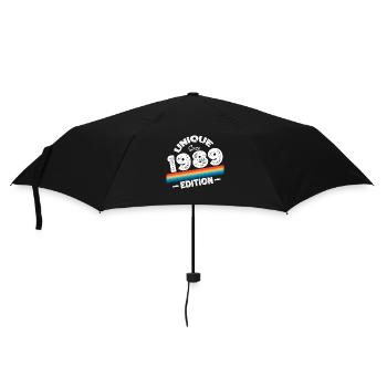 Unique depuis 1989 Edition Anniversaire Millésime 1989 - Parapluie standard - noir - Devant