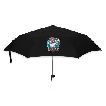FCK OFF Rooster Chicken - Umbrella (small) - black - Front