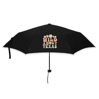 Wildflower Fields Wildflowers Bluebonnet - Umbrella (small) - black - Front