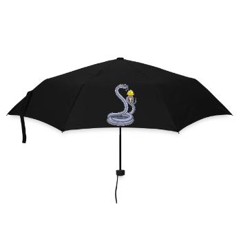 Schlange Waffeleis - Regenschirm (klein) - Schwarz - Vorne
