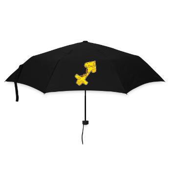 Signe du zodiaque Symbole du Sagittaire - Parapluie standard - noir - Devant