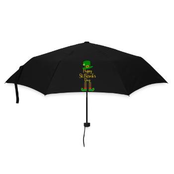 Accessoires de la Saint-Patrick Irlande Shamrock décoration - Parapluie standard - noir - Devant