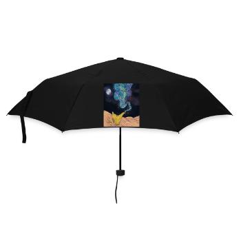 Magical Oil Lamp - Arabian Nights - Umbrella (small) - black - Front