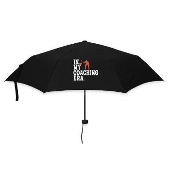 Proud Coach Apparel - Bester Trainer, Team - Regenschirm (klein) - Schwarz - Vorne