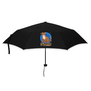 Belette naine belette Hermännchen cadeau - Parapluie standard - noir - Devant