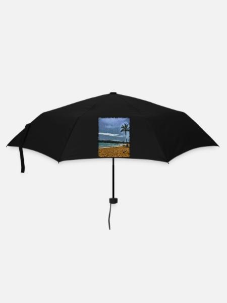 Entspannung - Regenschirm (klein) - Schwarz
