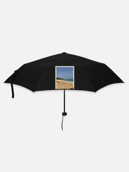 Meeresrauschen - Regenschirm (klein) - Schwarz