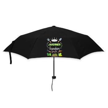 Jardinier Légendaire Cadeau Retraite Campagne - Parapluie standard - noir - Devant