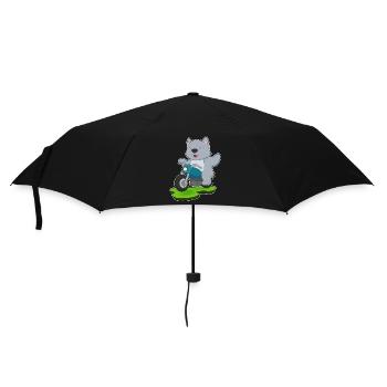 Cat Motorcycle - Umbrella (small) - black - Front