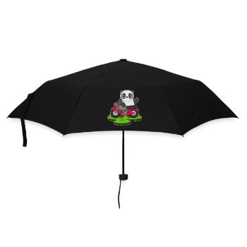 Panda Motorcycle - Umbrella (small) - black - Front
