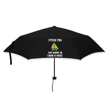 Humour Char à voile - Parapluie standard - noir - Devant